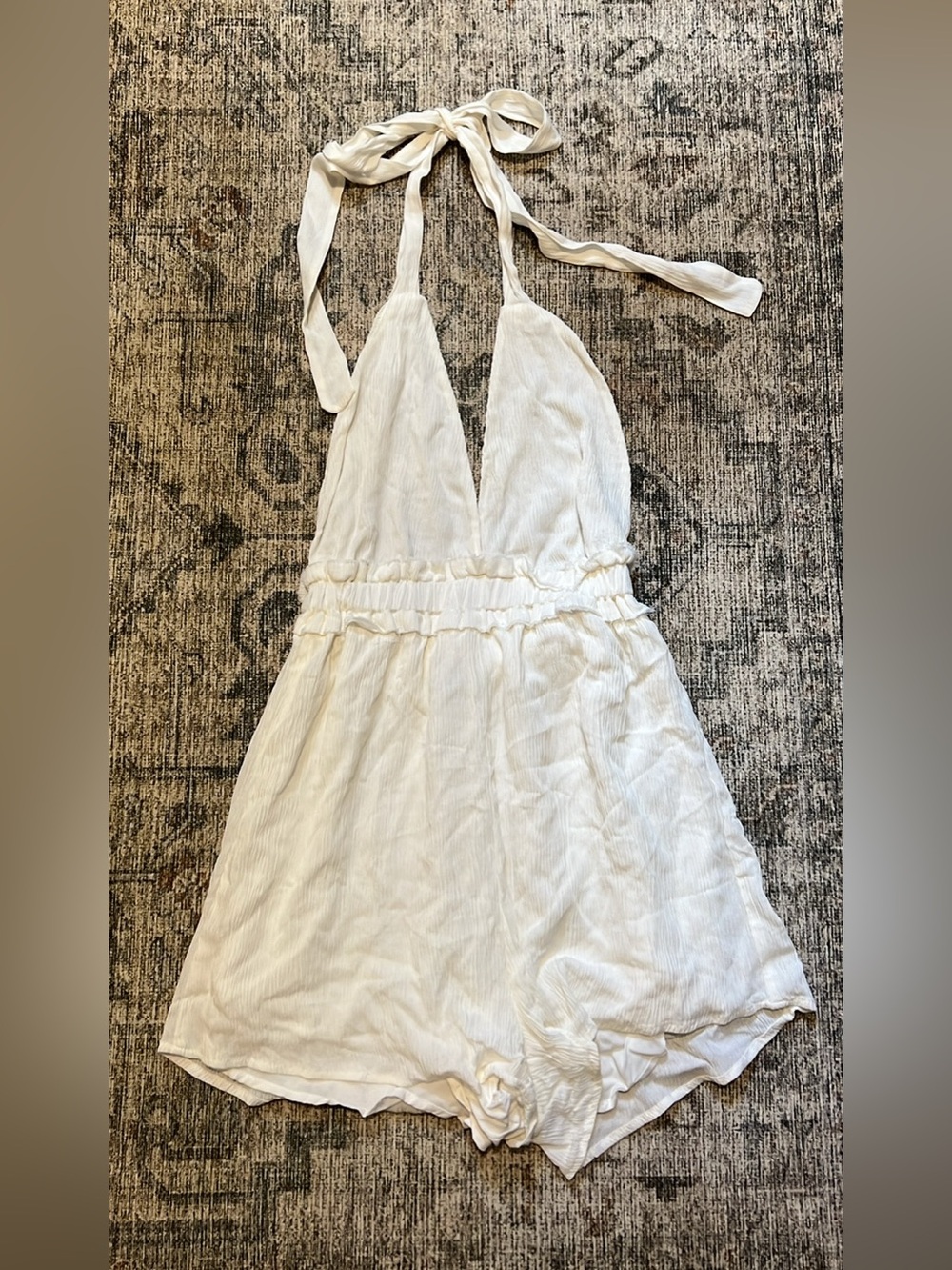 Urban Outfitters White Halter Romper